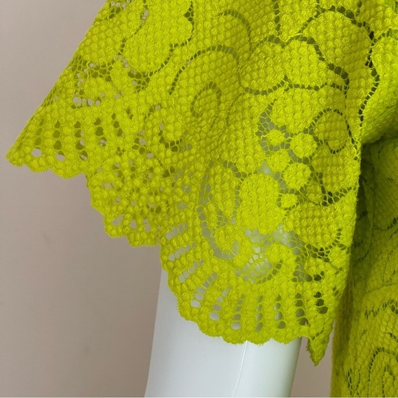 Banana Republic Short Sleeve Floral Lace Dress size Small - Picture 8 of 15